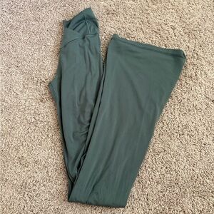 Aerie Cross Over Flare Leggings